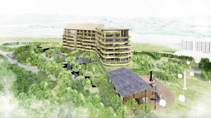 Illustration of the news Six Senses hotel in Suginiairo.